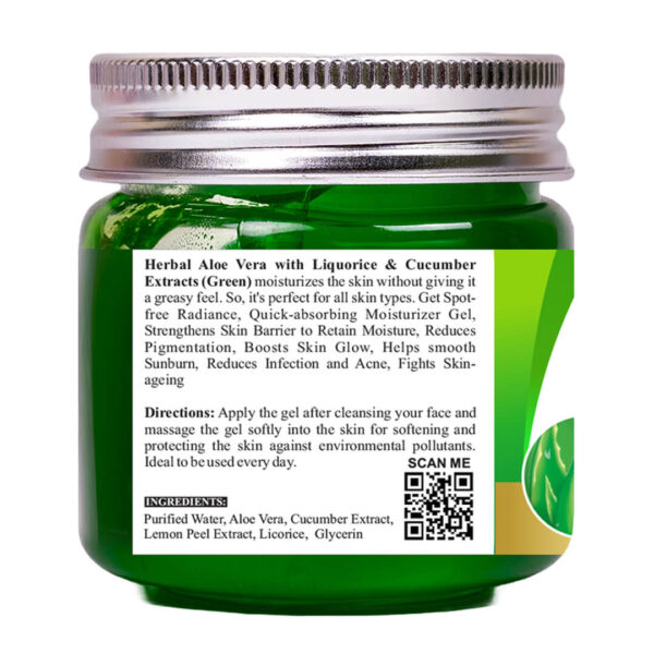 Green Aloe Vera Gel - Back