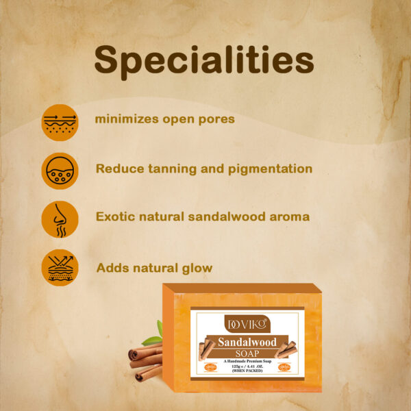 Sandalwood Soaps - Pack of 6 - Specialties