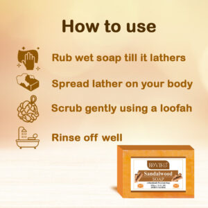 Sandalwood Soaps - Pack of 6 - Use