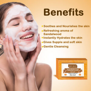 Sandalwood Soaps - Pack of 6 - Benefits