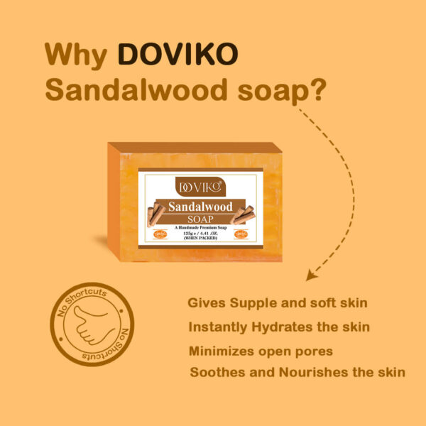 Sandalwood Soaps - Pack of 6 - Why Doviko
