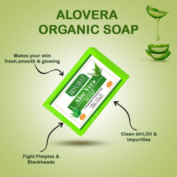 Doviko Natural Aloe Vera Soap - Features