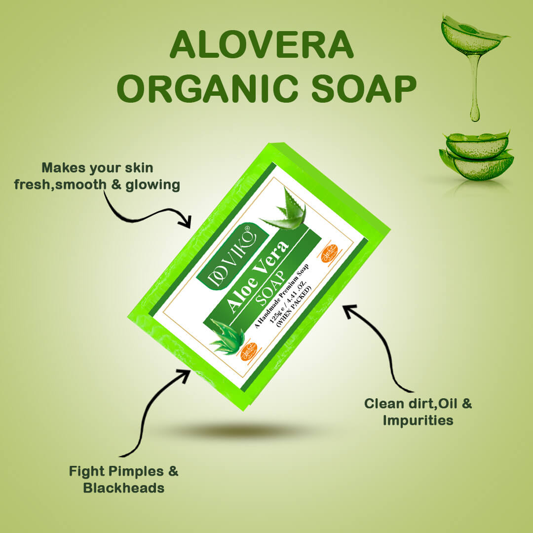 Doviko Natural Aloe Vera Soap - Features