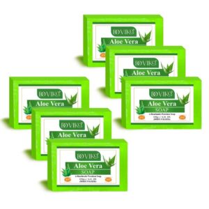 Doviko Natural Aloe Vera Soap - Pack of 6 (750gm)