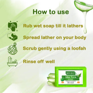 Doviko Natural Aloe Vera Soap - Use