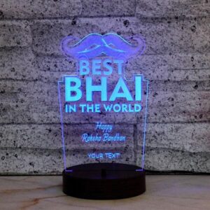 Best Bhai Personalised Lamp