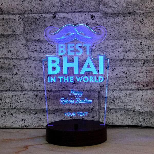 Best Bhai Personalised Lamp