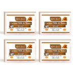 Doviko Organic Coconut Milk & Honey Soap - Pack of 4 (500gm)