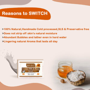 Doviko Organic Coconut Milk & Honey Soap - Reasons