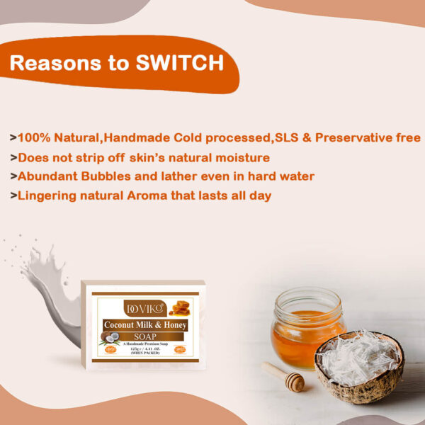 Doviko Organic Coconut Milk & Honey Soap - Reasons