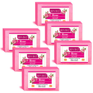 Doviko Natural Rose Soap - Pack of 6 (750gm)