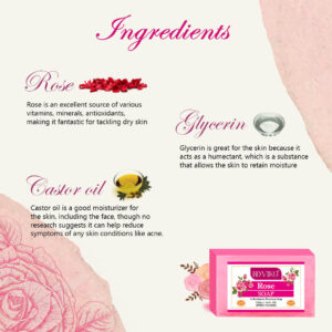 Doviko Natural Rose Soap - Ingredients