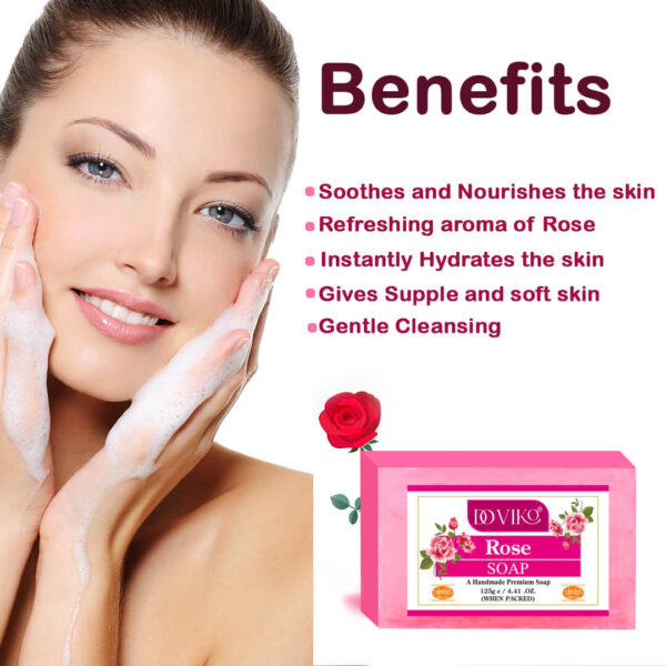 Doviko Natural Rose Soap - Benefits