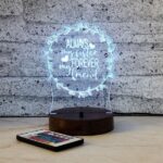 Forever Sister Friend Personalised Led Lamp