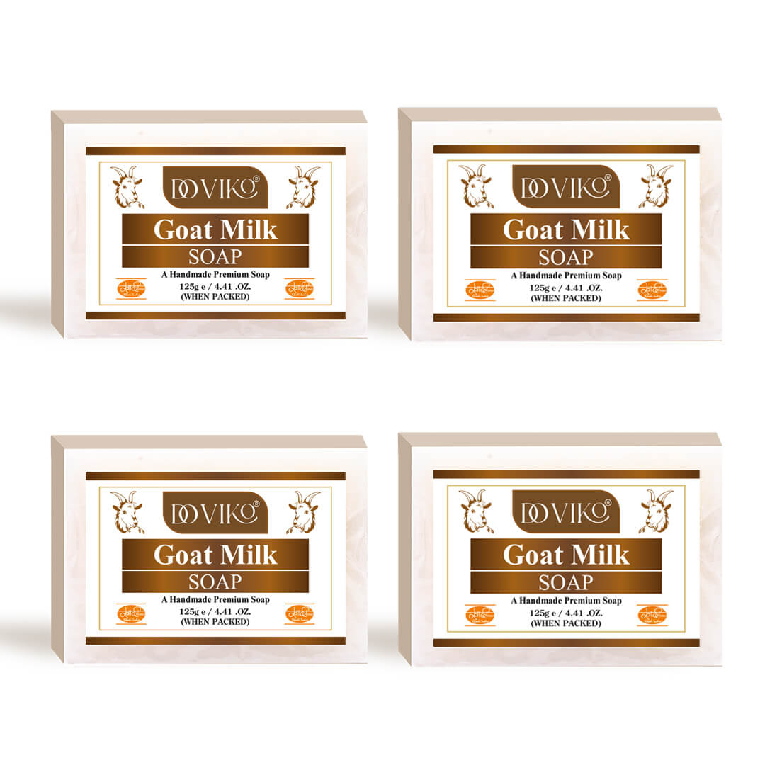 Doviko Goat Milk Soap - Pack of 4 (500gm)