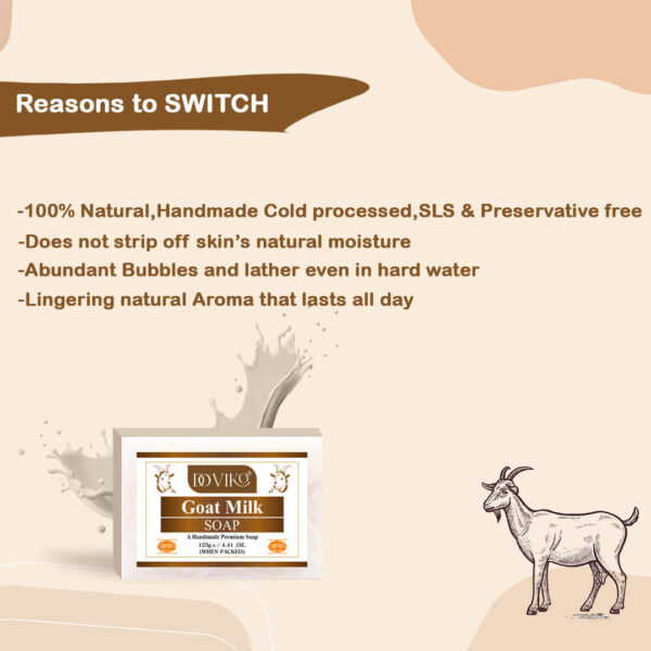 Doviko Goat Milk Soap for Men & Women - Reasons