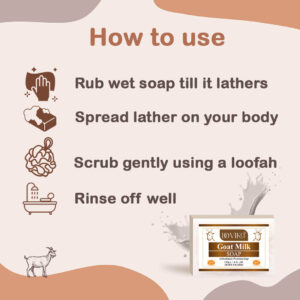 Doviko Goat Milk Soap for Men & Women - Use