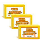 Doviko Herbal Haldi Chandan Soap - Pack of 3 (375gm)