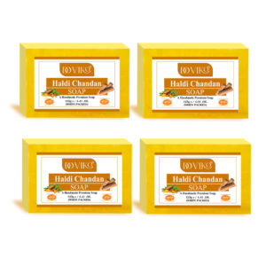 Doviko Natural Haldi Chandan Soap - Pack of 4 (500gm)