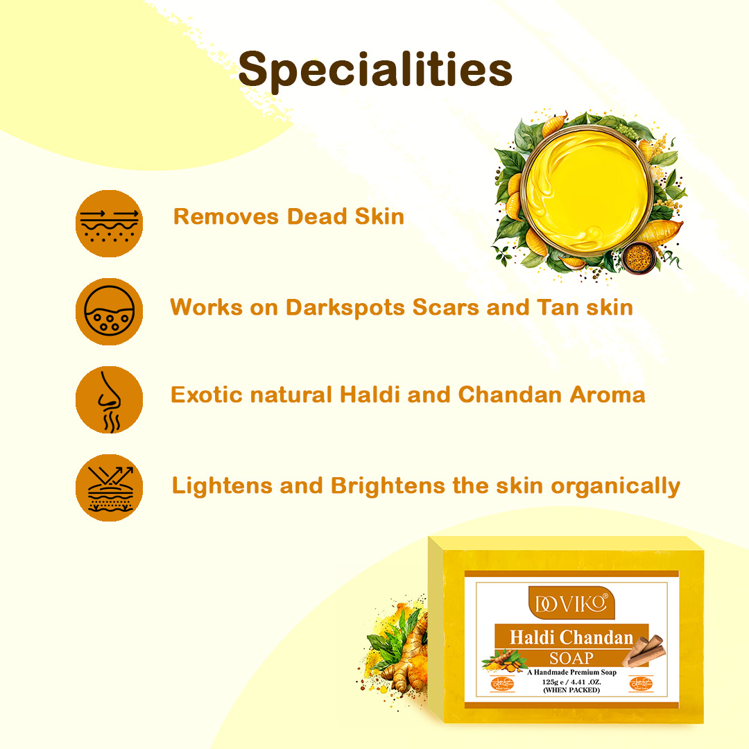 Doviko Pure Haldi Chandan Soap - Specialties