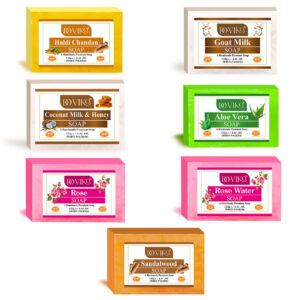 Doviko Mixed Herbal Bathing Soaps - Pack of 7