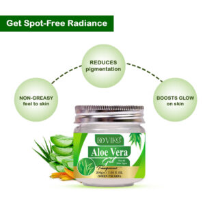 Doviko Organic Aloe Vera Transparent Gel for Hair & Skin - Radiance-2