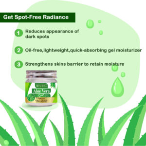 Doviko Organic Aloe Vera Transparent Gel for Hair & Skin - Radiance